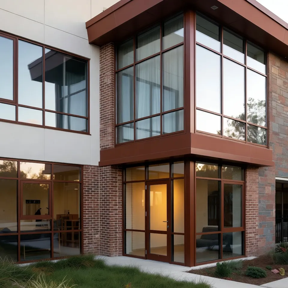 Aluminium extrusion profile showing its strength and lightweight properties.